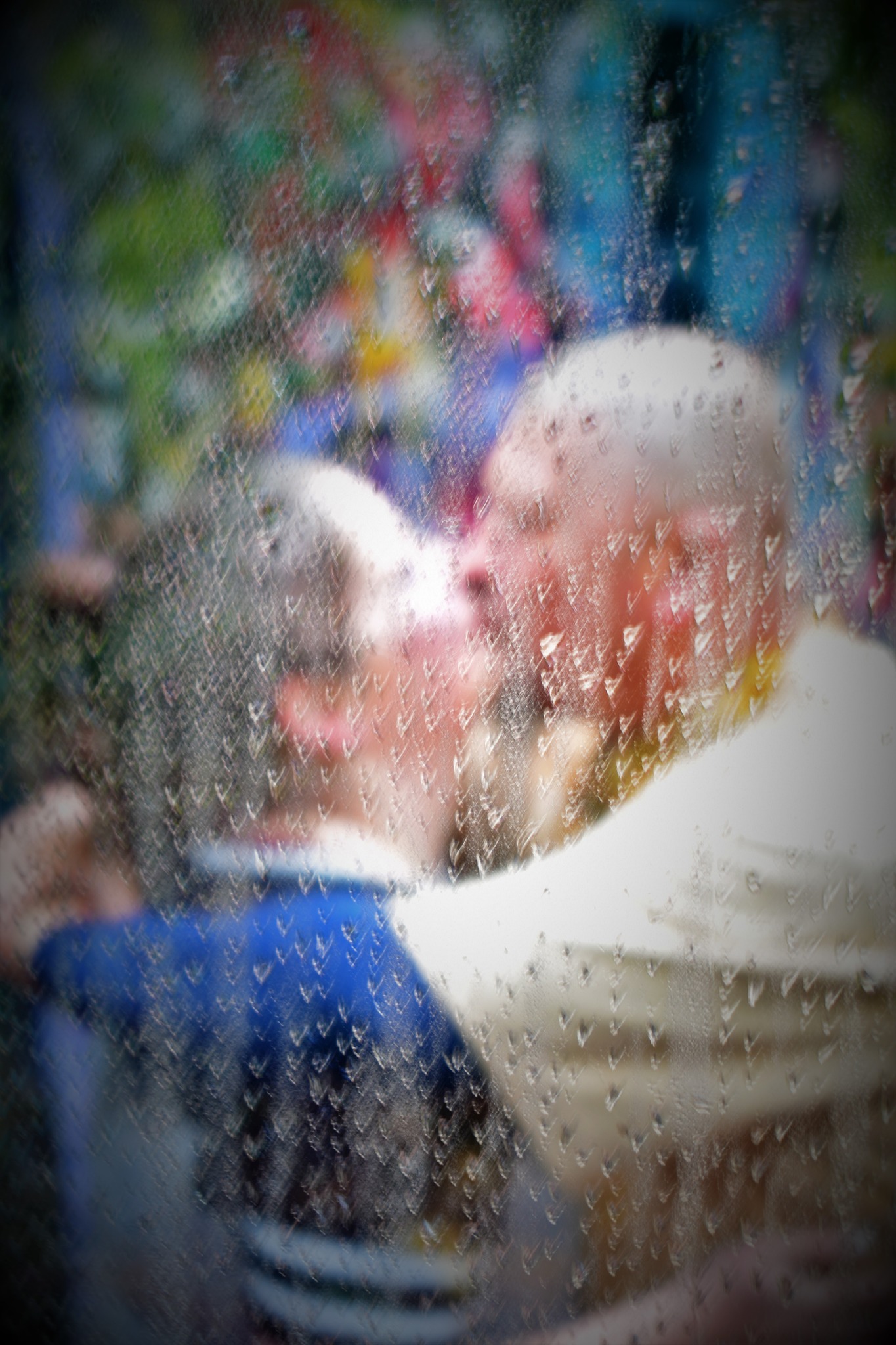 photo of bride and groom kiss